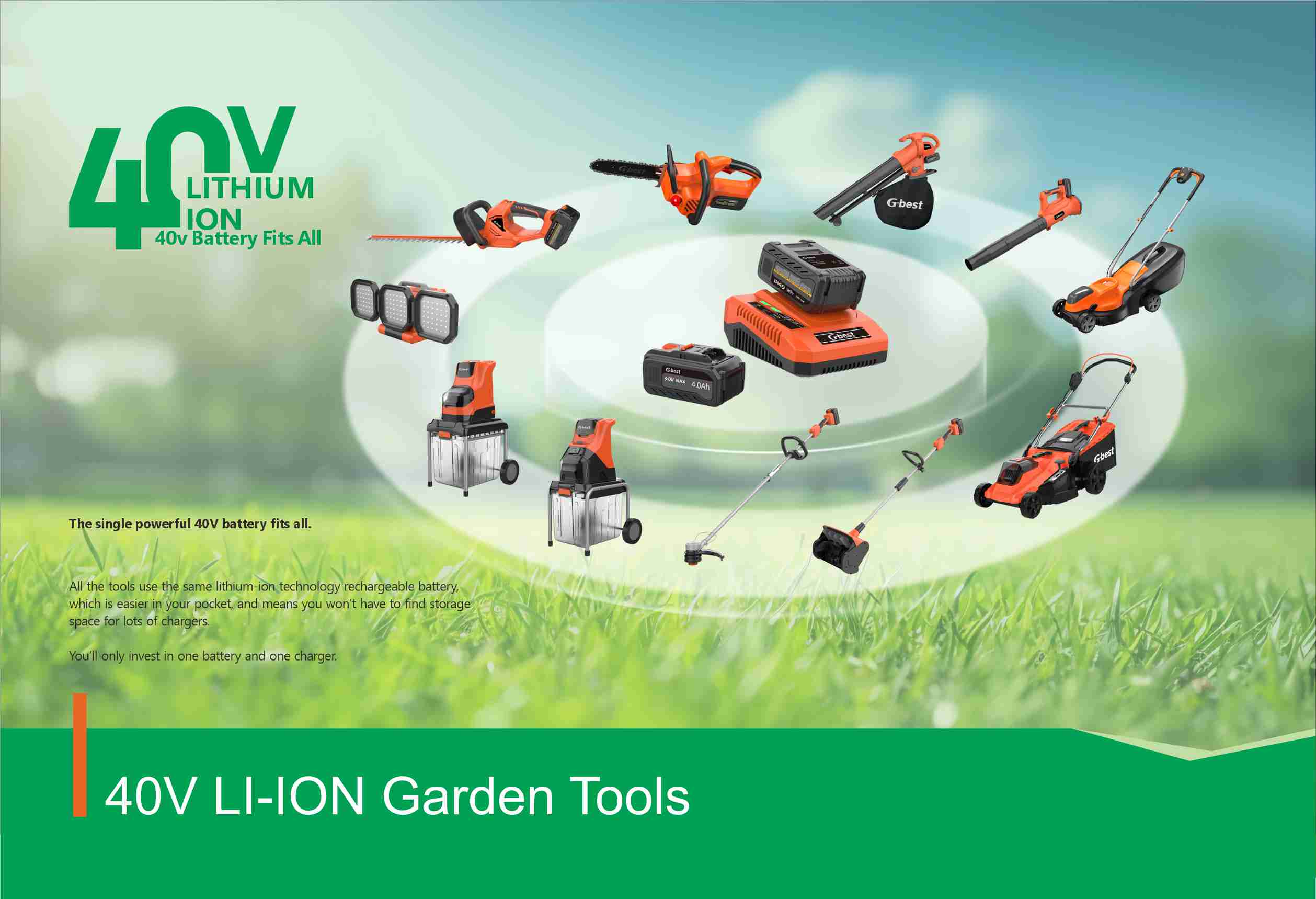 40V Li-Ion Garden Tools